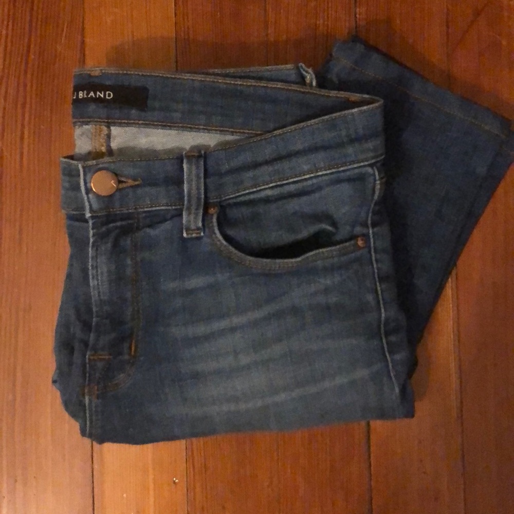 JBrand mid rise Rail Jean size 28